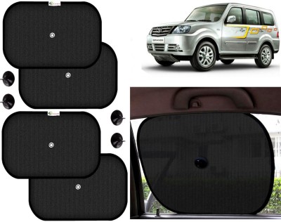 Selifaur Side Window Sun Shade For Tata Sumo Grande(Black)