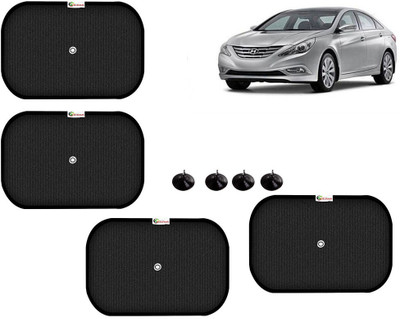 Selifaur Side Window Sun Shade For Hyundai Sonata(Black)
