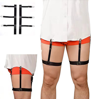 greyfab X- Back Suspenders for Men(Black)