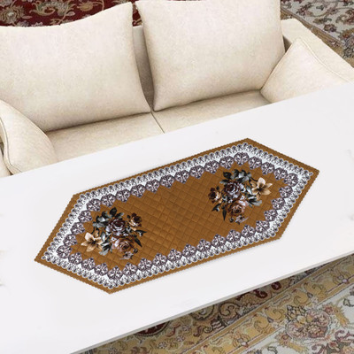 Dakshya Industries Beige 91 cm Table Runner(Cotton)