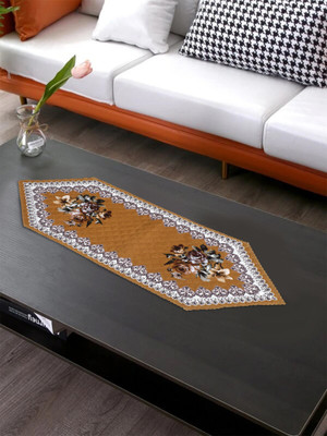 Dakshya Industries Yellow 91 cm Table Runner(Cotton)