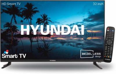 View Hyundai 80 cm (32 inch) HD Ready LED Smart TV(SMTHY32HDB52YW)  Price Online