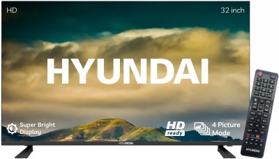 View Hyundai 80 cm (32 inch) HD Ready LED TV(ATHY32HDB18W)  Price Online