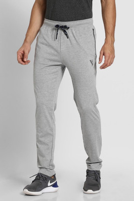 VAN HEUSEN Athleisure Smart Tech And Easy Stain Release Solid Men Grey Track Pants