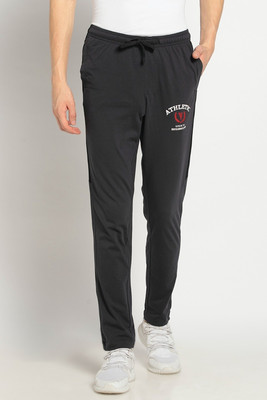 VAN HEUSEN Sport Smart Tech And Easy Stain Release Solid Men Grey Track Pants