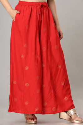 END FASHION Regular Fit Women Red Trousers