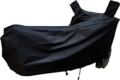 ShieldhubPro Two Wheeler Cover for TVS(Apache RTR 200 Fi E100, Black)
