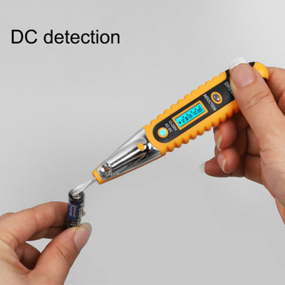 uptoak Multifunction AC DC 12-250V Tester Electrical LCD Display Voltage Detector Digital Voltage Tester