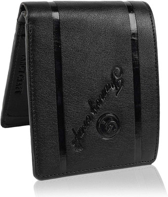 Fancy Craft Men Casual Black Artificial Leather Wallet(4 Card Slots)