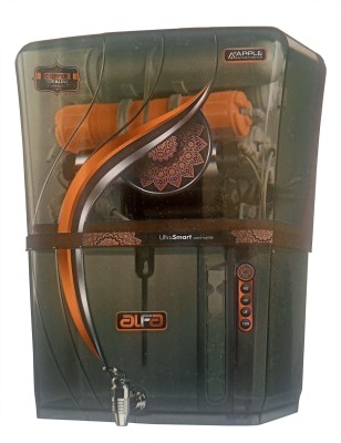 Aquagrand ALFA ROYAL Copper model 12 L RO + UV + UF + Copper + TDS Control Water Purifier  (Black)