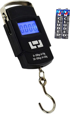 QNOVE 50 Kg Weighing Scale With Big Size Electric Kata With Metal Hook C694QA Weighing Scale(Black)