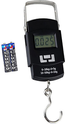 Glancing Weight Scale Machine- Luggage digital weight machine 225/UGam Weighing Scale(Black)