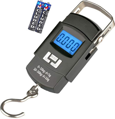 Glancing Digital Weight Machine- luggage hanging weight machine 258/UGam Weighing Scale(Black)