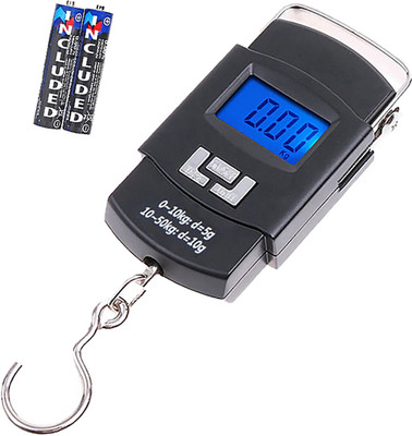 QNOVE Digital Luggage Scale With Metal Hook Hanging Weight Scale C1335QA Weighing Scale(Black)