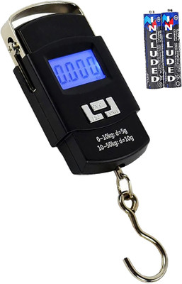 Glancing Portable Luggage Weighing Scale- hanging weight machine 54/UGam Weighing Scale(Black)