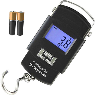 Glancing Weight Machine- Luggage digital weight machine 380/UGam Weighing Scale(Black)