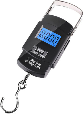 QNOVE Digital Luggage Weighing Scale Lcd Screen 50Kg Weight Capacity C557QA Weighing Scale(Black)