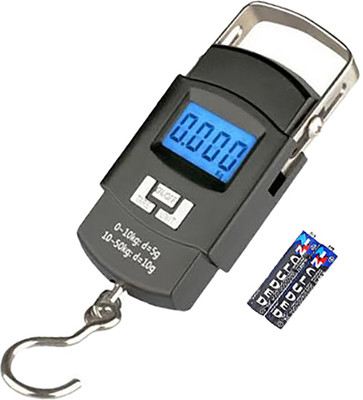Glancing Digital Luggage Weighing Scale- travel bag weight machine 183/UGam Weighing Scale(Black)