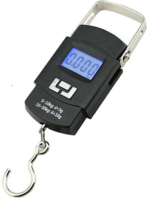 Glancing Luggage Bag Weight Machine- portable hanging luggage weight machine 82/UGam Weighing Scale(Black)