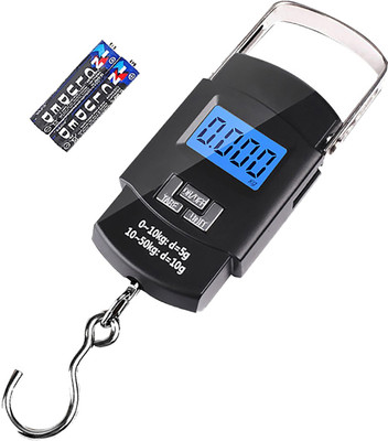 QNOVE 50 Kg Weighing Scale With Big Size Electric Kata With Metal Hook C736QA Weighing Scale(Black)