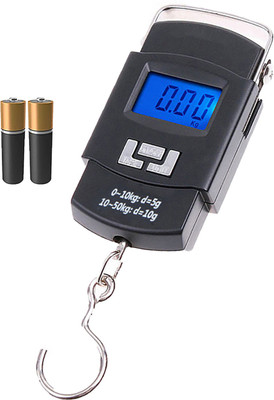 Glancing Travel Bag Weight Machine- Weight machine 50kg 195/UGam Weighing Scale(Black)