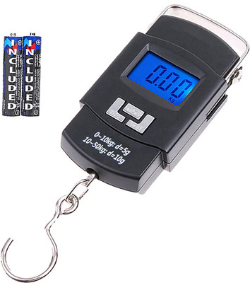 Glancing Weight Scale For Luggage 50 Kg- digital weight machine for luggage 55/UGam Weighing Scale(Black)