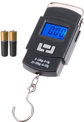Glancing Digital Weight Machine For Luggage- weight scale for luggage 50 kg 155/UGam Weighing Scale(Black)