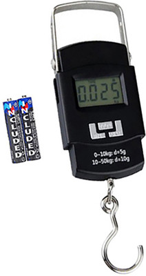QNOVE 50 Kg Weighing Scale With Big Size Electric Kata With Metal Hook C466QA Weighing Scale(Black)