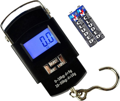 Glancing Luggage Bag Weight Machine- luggage weighing machine 247/UGam Weighing Scale(Black)