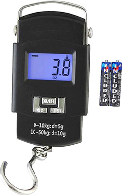 Glancing Portable Hanging Weight Machine- luggage weighing machine 359/UGam Weighing Scale(Black)