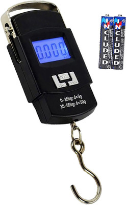 Glancing Luggage Weight Machine- portable luggage weighing machine 438/UGam Weighing Scale(Black)