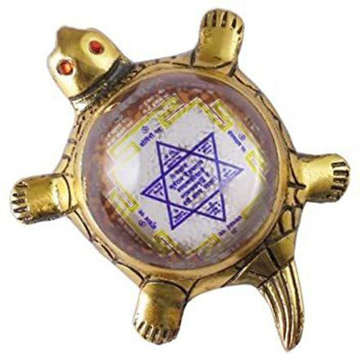 WEBUSH SHRI KUBER TURTLE / TORTOISE YANTRA Glass Yantra(Pack of 1)