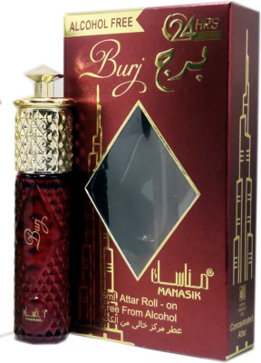Manasik BURJ Alcohol - Free Concentrated Attar Roll On 6ml . Floral Attar(Natural)