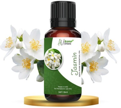 AU AROMA URBANO Natural and Undiluted Therapeutic Grade Jasmine Essential Oils for Skin Hair(15 ml)