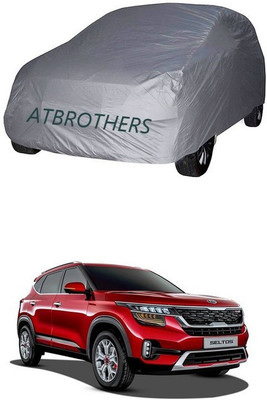 ATBROTHERS Car Cover For Kia Seltos GTX Plus 1.4 (Without Mirror Pockets)(Grey)