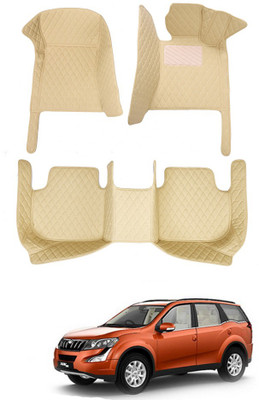 MATIES Leatherite 7D Mat For  Mahindra XUV 500(Beige)