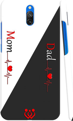 GS PANDA COLLECTIONS Back Cover for REDMI 8A DUAL(Black, White, Pack of: 1)