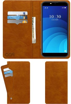 ACM Flip Cover for I Kall Z1 Pro(Gold, Cases with Holder, Pack of: 1)