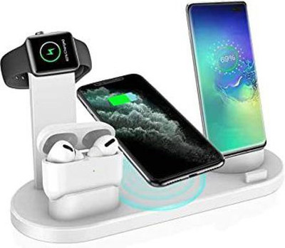 MARS INTERNATIONAL INC 4in1 Wireless Charging Dock For i-Watch, Airpods , iPhone 13/12 Galaxy Series Charging Pad