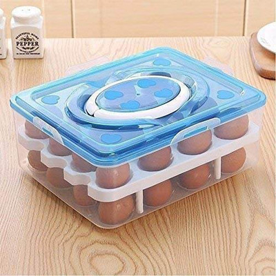 kaushal enterprise Plastic Egg Container  - 2.6 dozen(Multicolor)