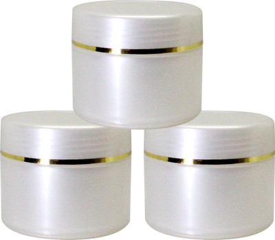 nsb herbals Polypropylene Utility Container  - 50 g(Pack of 3, White)