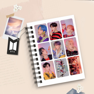 DI-KRAFT BTS Boys Printed Diary for Office use New Collection of BTS 2022 A5 Diary Unruled 160 Pages(White)