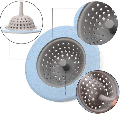 jpdsrn Basin Plastic Pop-Up Strainer(11 cm Set of 2)