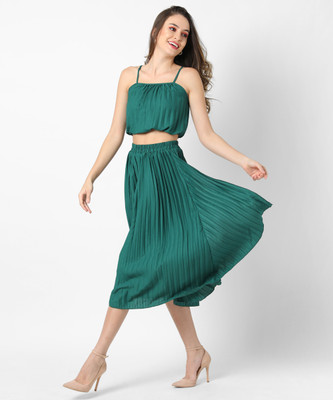 CAMPUS SUTRA Top Palazzos Co-ords Set