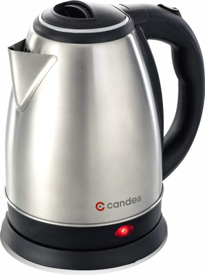 Candes Boiler Electric Kettle  (2 L, Silver Black) For Rs. 499 @ 72 %