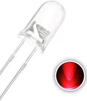 jivith 5mm Red Clear LED -100Pcs Light Electronic Hobby Kit Display Lights Electronic Hobby Kit