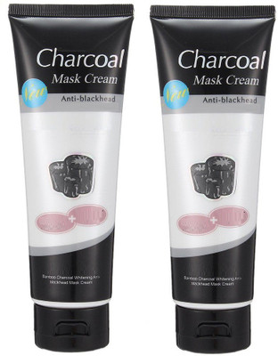 Libline Charcoal Mask Cream Oil Control Anti-Acne Deep Cleansing Blackhead Remover(260 ml)
