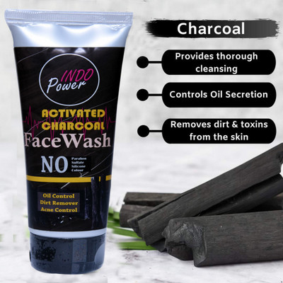 INDOPOWER ZhH 125-ACTIVATED CHARCOAL FACEWASH 100g.(1 Items in the set)