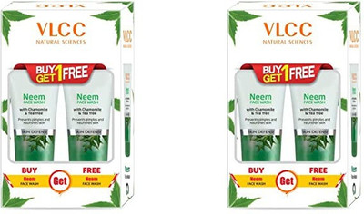 VLCC Neem  (Combo Pack 1 + 1 Free, 150 ml each) Face Wash(600 ml)