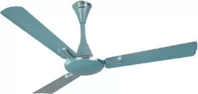 LUMINOUS Audie Metallic 1200MMCool Blue Silver 1200 mm 3 Blade Ceiling Fan (Cool Blue Silver, Pack of 1)